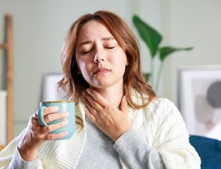 Dry mouth after awakening, caused by breathing through the mouth during sleep