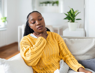 Jaw and neck tenderness from swollen lymph nodes
