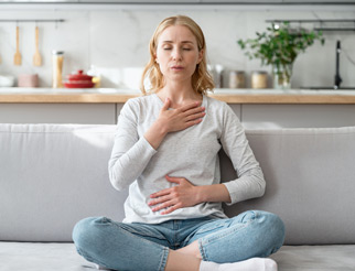 Difficulty breathing caused by obstruction of one or both nostrils